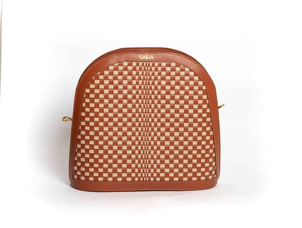 Bolsa Nice Weaving Caramelo Nude